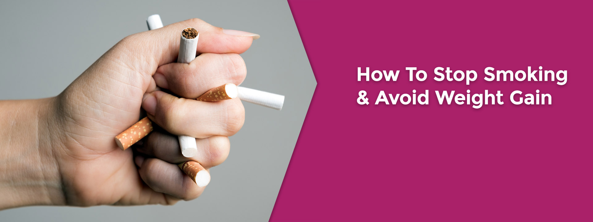 Avoid Weight Gain When You Quit Smoking