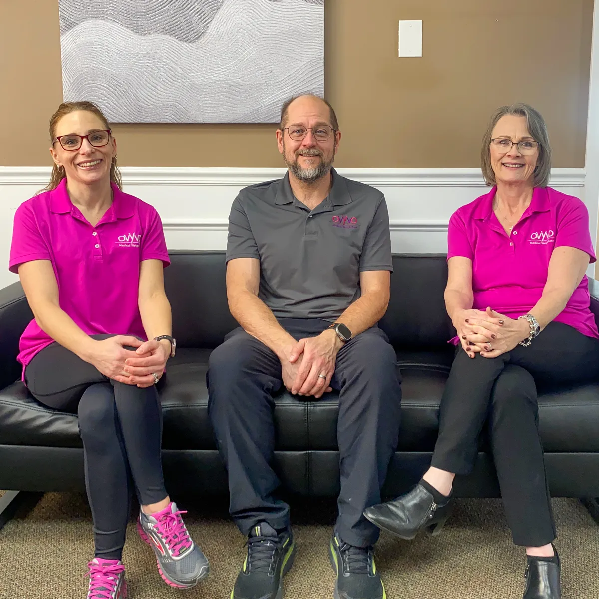 Group photo of staff at OVYVO Medical Weight Loss in Harrisburg, PA