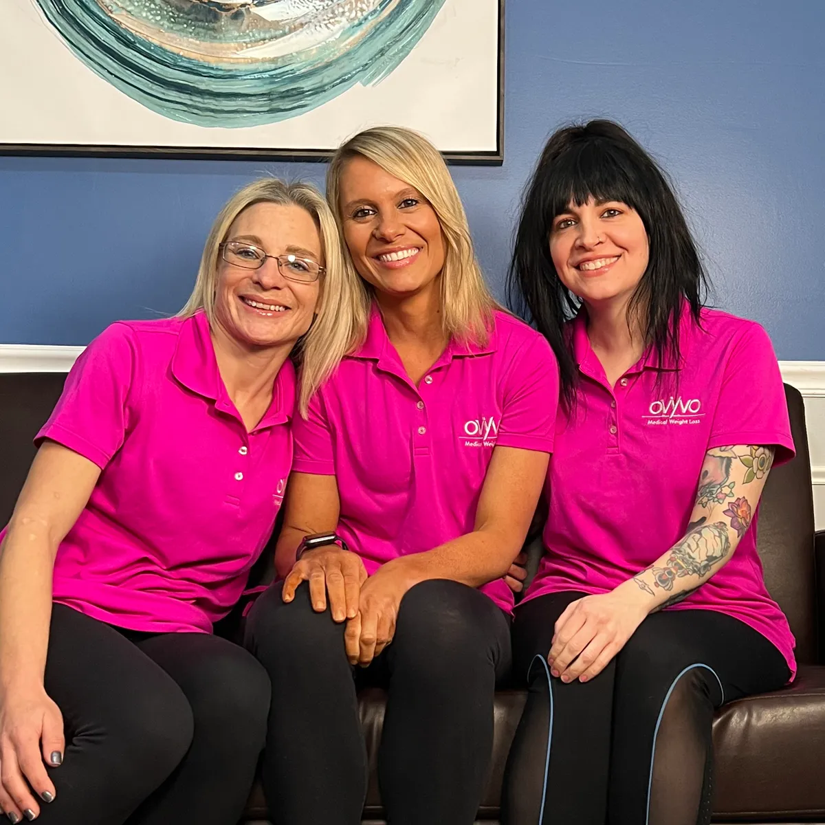 Group photo of staff at OVYVO Medical Weight Loss in Harrisburg, PA